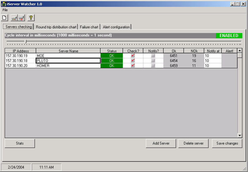IServer Watcher Screenshot
